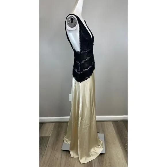 taupe lace maxi dress ECB Exclusive: Layla Lace Maxi Dress, Taupe main image 0